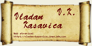 Vladan Kasavica vizit kartica